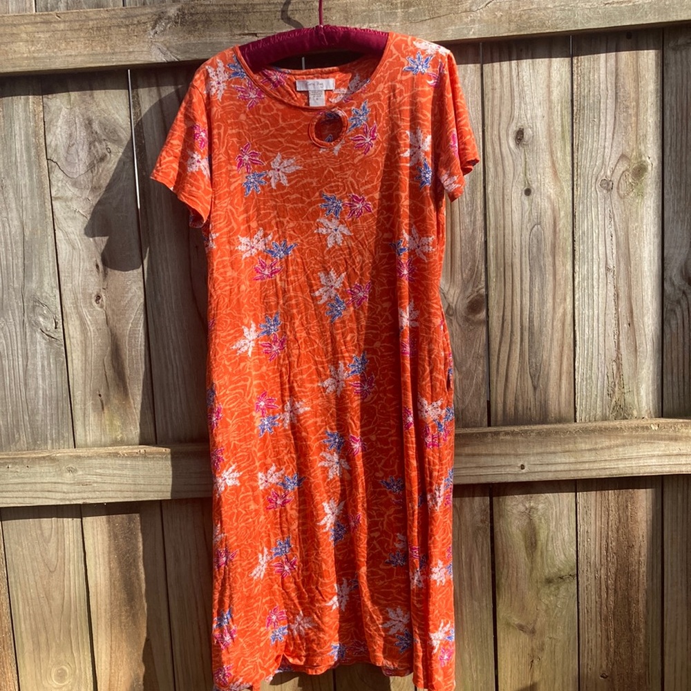 Coral Bay cotton tropical dress